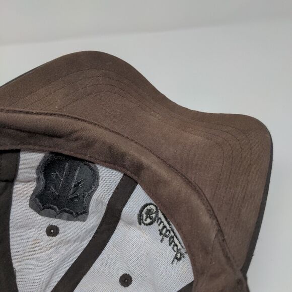 Outback Slideback Aussie Slugger Cap Brown OSFA Adjustable Embroidered Cotton - Picture 8 of 9